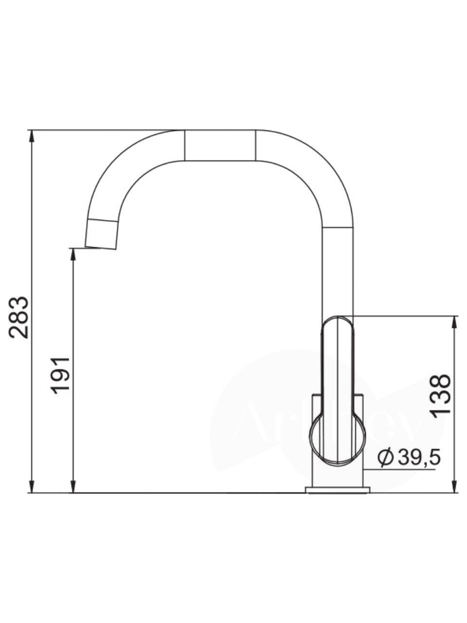 Roca Estreia Kitchen Faucet Chrome