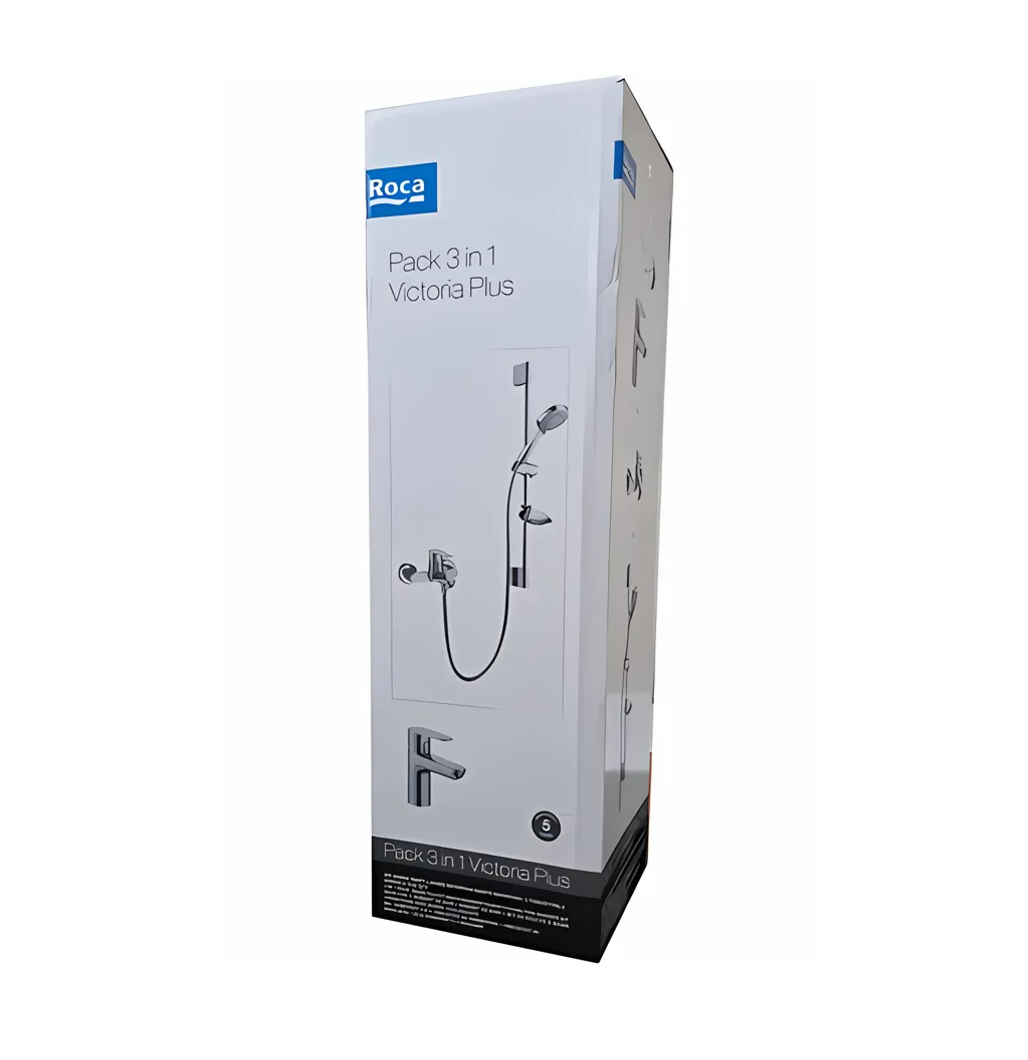 Roca Victoria 3-pack (basin mixer / bath mixer / shower)