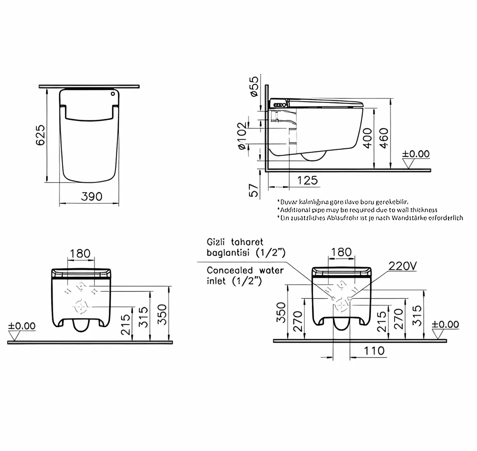 VitrA V-Care Prime Smart WC