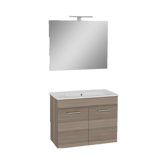 VitrA Mia 80 cm Cordoba (wood-look) with doors