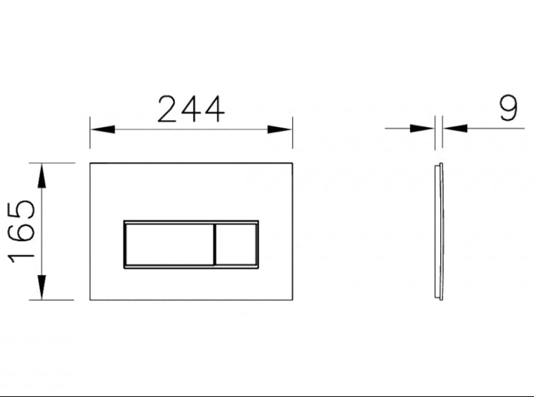 VitrA Root V-Fix Control Panel Soft Copper