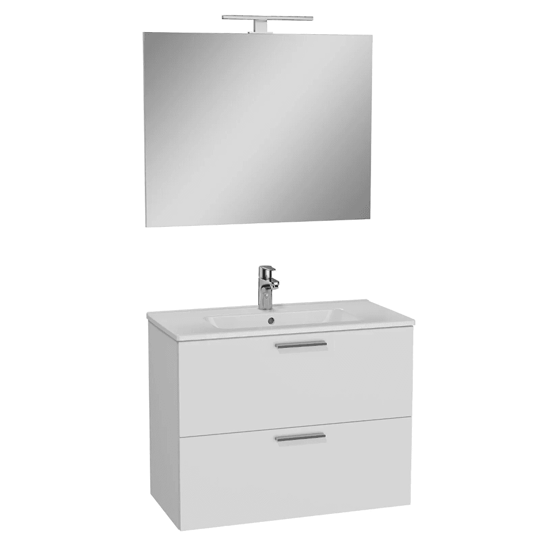 VitrA Mia 80 cm White with drawers