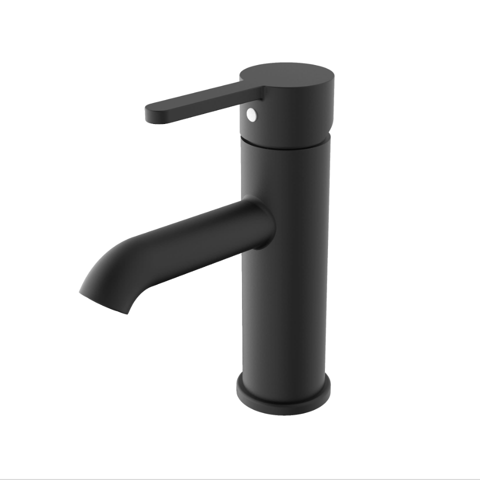Roca Carelia 3-pack (basin mixer / bath mixer / shower) Matt Black