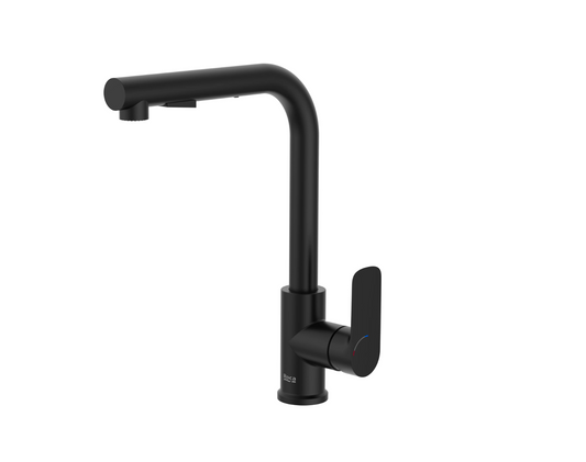 Roca Cala Pull-out "L" Shape Kitchen Faucet Matt Black