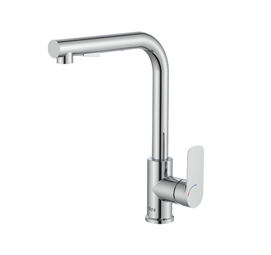 Roca Cala Pull-out "L" Shape Kitchen Faucet Chrome