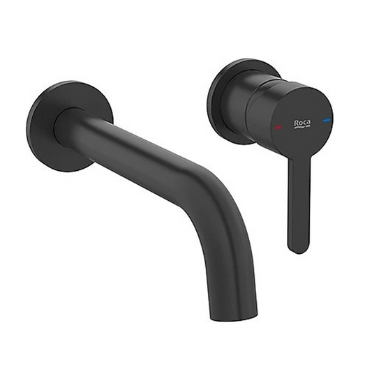 Roca Carelia Concealed Basin Mixer Matt Black