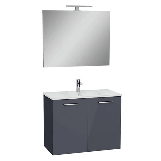 VitrA Mia 80 cm Anthracite with doors