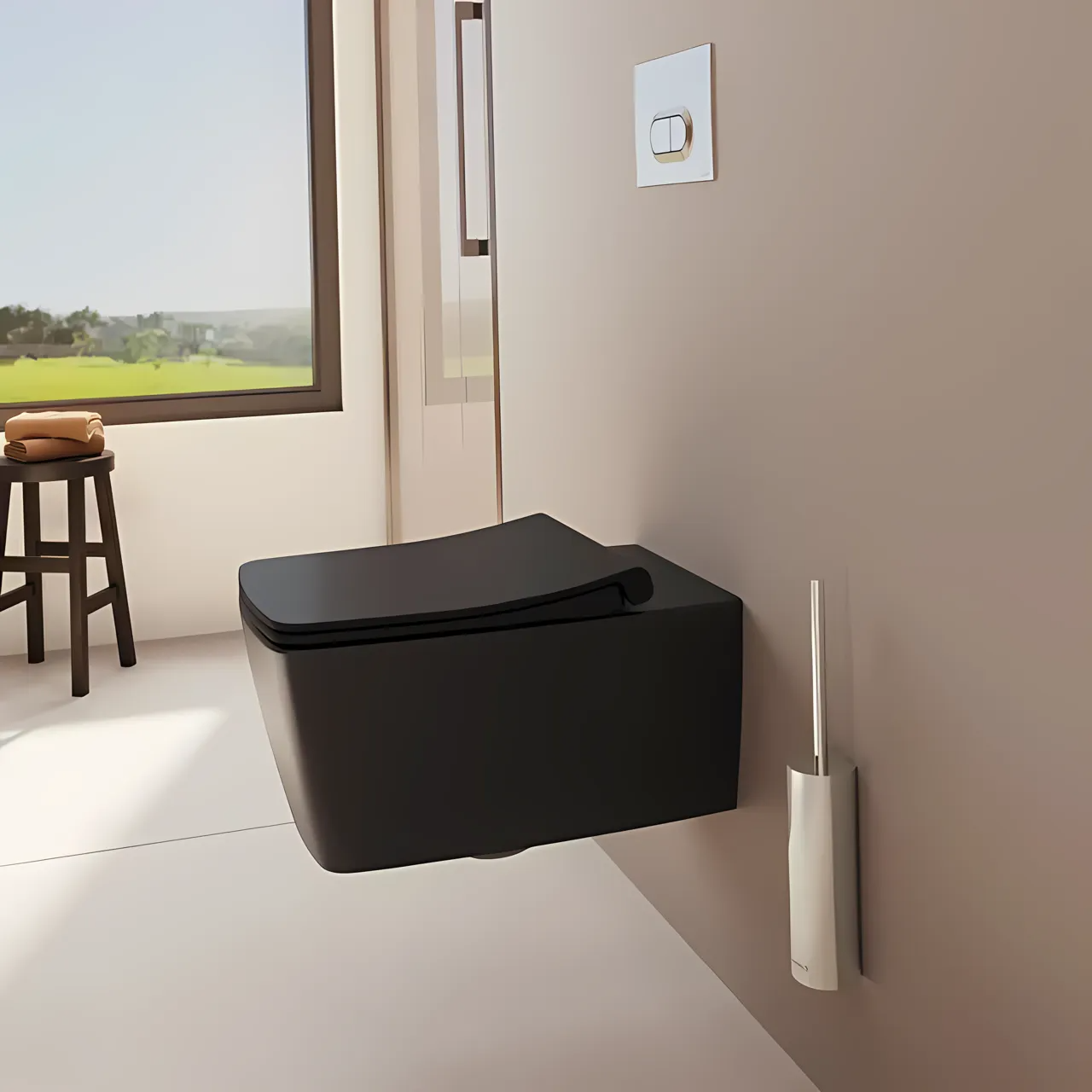 VitrA Metropole Black WC-Set