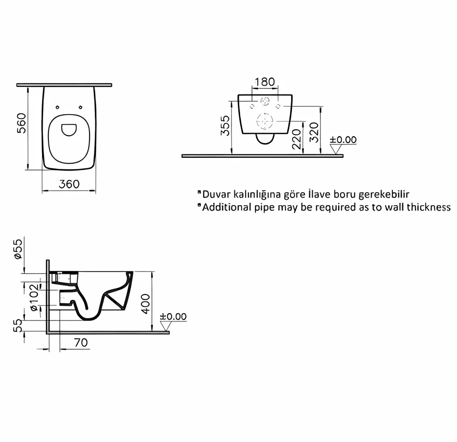 VitrA Metropole WC-Set