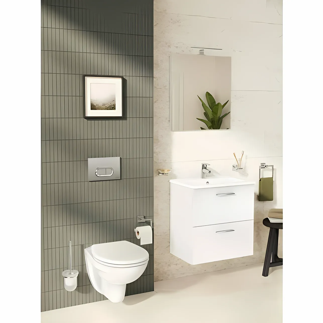 VitrA Mia 60 cm White with drawers