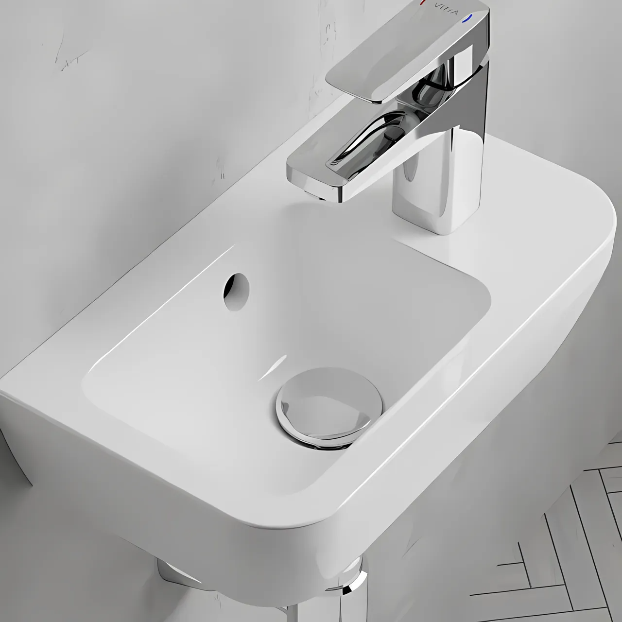 VitrA Integra Compact Washbasin - Right