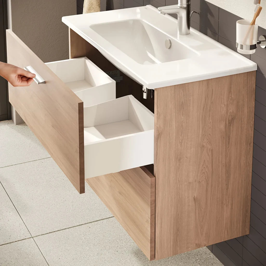 VitrA Mia 80 cm Golden Oak with drawers